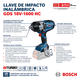 Bosch Llave De Impacto 18v 3/4 Gds 18 V-1600 Hc (sin Bateria - Sin Cargador) - Biturbo - Vista 3