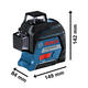 Bosch Nivel Laser De Linea Roja Gll3-80 20/80 Mts - Vista 4