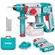 Total Martillo Rotativo 20v Sds Plus (2 Bateria 4ah - Cargador - Maletin) - Vista 1