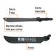 Truper Machete 18" Doble Filo Cacha Inyectada Con Funda - Vista 2
