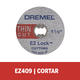 Dremel  Ez409 Disco De Corte Fino Ez Lock X 5 Unidades - Vista 1