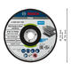 Bosch Disco Desbaste 76 Mmx4x10 Mm Para Gws 12v-76 (x2 Unidades) - Vista 3