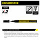 Crossmaster Marcador Industrial Indeleble X2 Negro - Vista 2