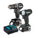 Makita Combo Dhp487+dtd157+ Cargador Dc18rc+ 2 Baterias Bl1815n - Vista 2