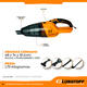 Lusqtoff Combo Hidrolavadora + Aspiradora 18 V (2  Baterias - Cargador) - Vista 3