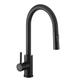 Peirano Griferia Monocomando Cocina C/pico Extraible Valencia Black - Vista 1