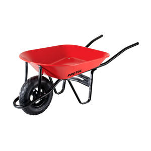 Pretul Carretilla Bandeja Metalica  113 Lts. Roja Rueda Neumatica Cap-40nb