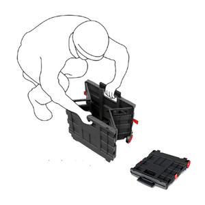 Kst Carro Cajon Plegable 396 X 370 X 960mm Kct4040 - Kistenberg