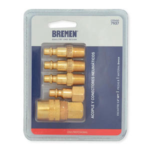 Bremen Set   5 Piezas Acople Rapido 1/4 Bronce
