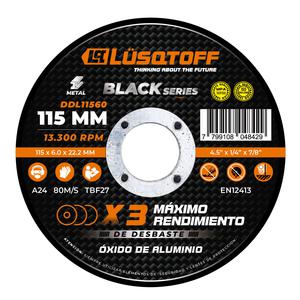 Lusqtoff Disco Desbaste 115 X 6 X 22,2 X Unidad