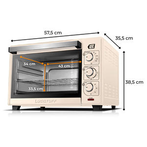 Lusqtoff Horno Electrico 60l Cream