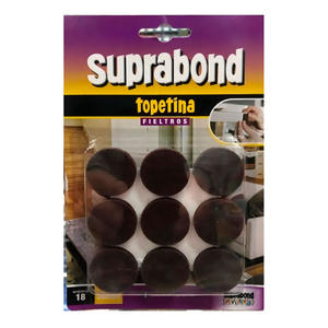 Suprabond Fieltro Redondo 30 X 30mm --  18 Unidades Marron
