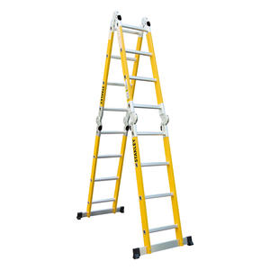 Stanley Escalera Articulada Dielectrica Aluminio 4x4