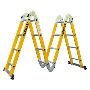 Stanley Escalera Articulada Dielectrica Aluminio 4x4