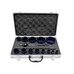 Bremen Set  16 Piezas ( 13 Sierras Copa + 2 Soportes + 1 Extension)