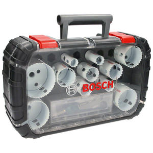 Bosch Set  14 Piezas Sierras Copa Power Change - Adaptador - Maletin