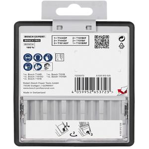 Bosch Set  10 Hoja Sierra Caladora Corte Madera Y Laminados