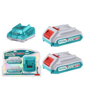 Total Starter Kit Combo Cargador Y Bateria 20v 2ah