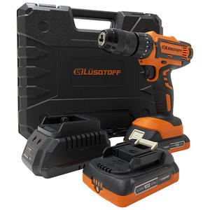 Lusqtoff Atornillador Taladro Percutor 13 Mm 18v Mandril Metal (2 Baterias - Cargador - Maletin)