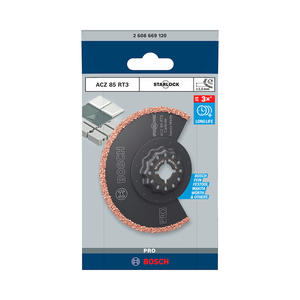 Hoja Sierra Corte Bim Bosch 85mm Hormigon / Mortero Acz 85 Rt3
