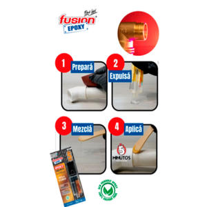 Fusion Epoxy Liquido Cobre 5 Min X 30 Gr Jeringa