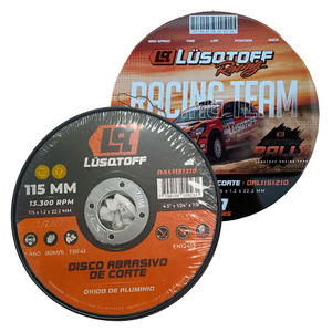 Lusqtoff Disco Corte 114 X 1,2 X 22,2 Set X 10 Unidades Lata Racing