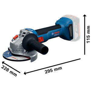 Bosch Amoladora 125 Mm 18v Gws 18v-8 Sin Carbones (sin Bateria Y Sin Cargador)