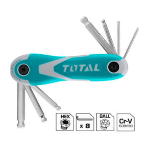 Total Set   8 Llaves Hexagonales (2, 2.5, 3, 4, 5, 6, 7, 8mm)