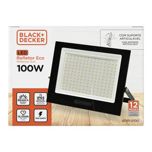 Reflector Led  10 Watts 800 Lum. 6500k Black+decker