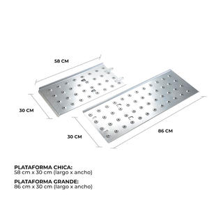 Stanley Escalera Articulada Aluminio 4x3 + Plataforma