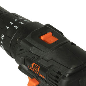 Lusqtoff Atornillador Taladro Percutor 13 Mm 18v Iron Volt (2 Baterias 2ah - Cargador) Maletin - Black Series