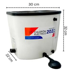 Termo Electrico Plastico 20 Lts. Resistencia De Hierro Sin Llave De Corte