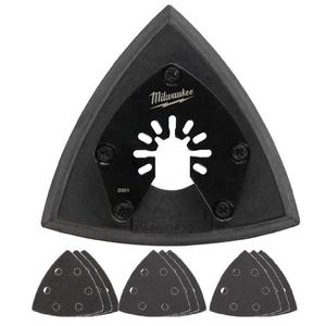 Milwaukee Placa Lijadora Delta + Lijas Accesorio Multi Herramienta