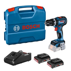 Bosch Atornillador Taladro Percutor 18v 13mm Gsb 18v-90 C (2 Bateria - Cargador - Sin Carbones)