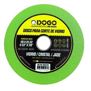 Dogo Disco Continuo Diamantado Para Vidrio 115 Mm 4-1/2"