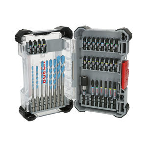 Bosch Set  35 Puntas - Mechas Multiconstruccion - Adaptador - Estuche