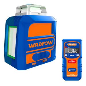 Wadfow Kit Medidor De Distancias 40 Mts + Nivel Laser 30 Mts