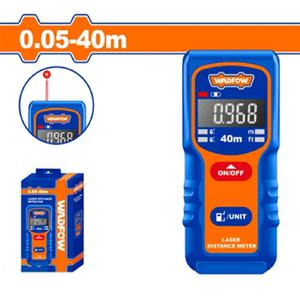 Wadfow Kit Medidor De Distancias 40 Mts + Nivel Laser 30 Mts