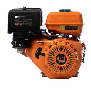 Lusqtoff Motor Naftero 15hp 414cc 4 Tiempos Eje Horizontal Arraque Manual
