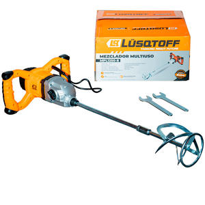 Lusqtoff Mezclador De Pintura Y Cemento 1250w Mecha Espiral 590mm
