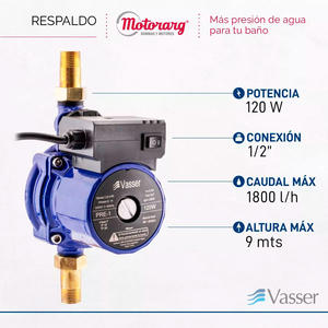 Vasser Bomba Presurizadora Pre 1 Baño