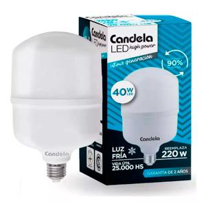 Lampara Led Candela 40w High Power Luz Blanca