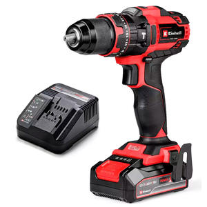 Einhell Atornillador Taladro Percutor 18v 13mm Te-cd 18/44 Li + Kit (1 Bateria - 1 Cargador)