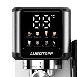 Lusqtoff - Cafetera Espresso Multicapsula 8 Programas (acero Inox)