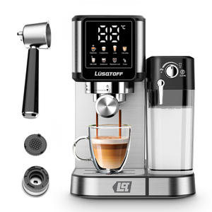 Lusqtoff - Cafetera Espresso Multicapsula 8 Programas (acero Inox)