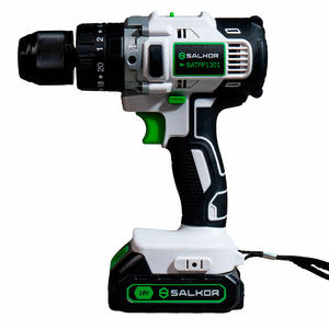Salkor Atornillador Taladro Percutor 13mm 18v (1 Baterias 3ah - Cargador)