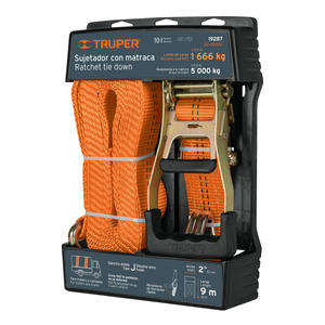 Truper Cinta Sujecion Carga 50mm 9mt. Car. Max 5000 Kg