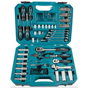 Makita Set 87 Piezas (puntas - Tubos - Crique - Destornilladores - Llaves - Alicate)