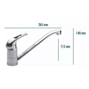 Hydros Link Griferia Monocomando Cocina 105411