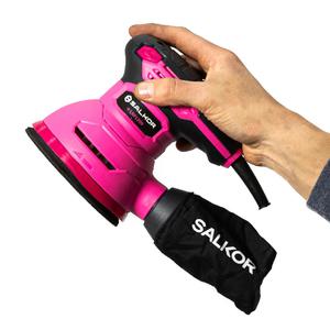 Salkor Lijadora Roto Orbital 300w - 125mm - Rosa